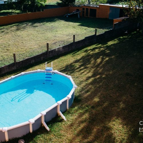 above-ground pool