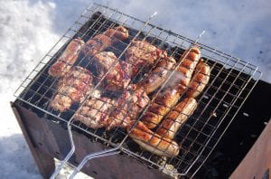 grilling in winter